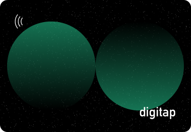 Digitalt skilt i akryl